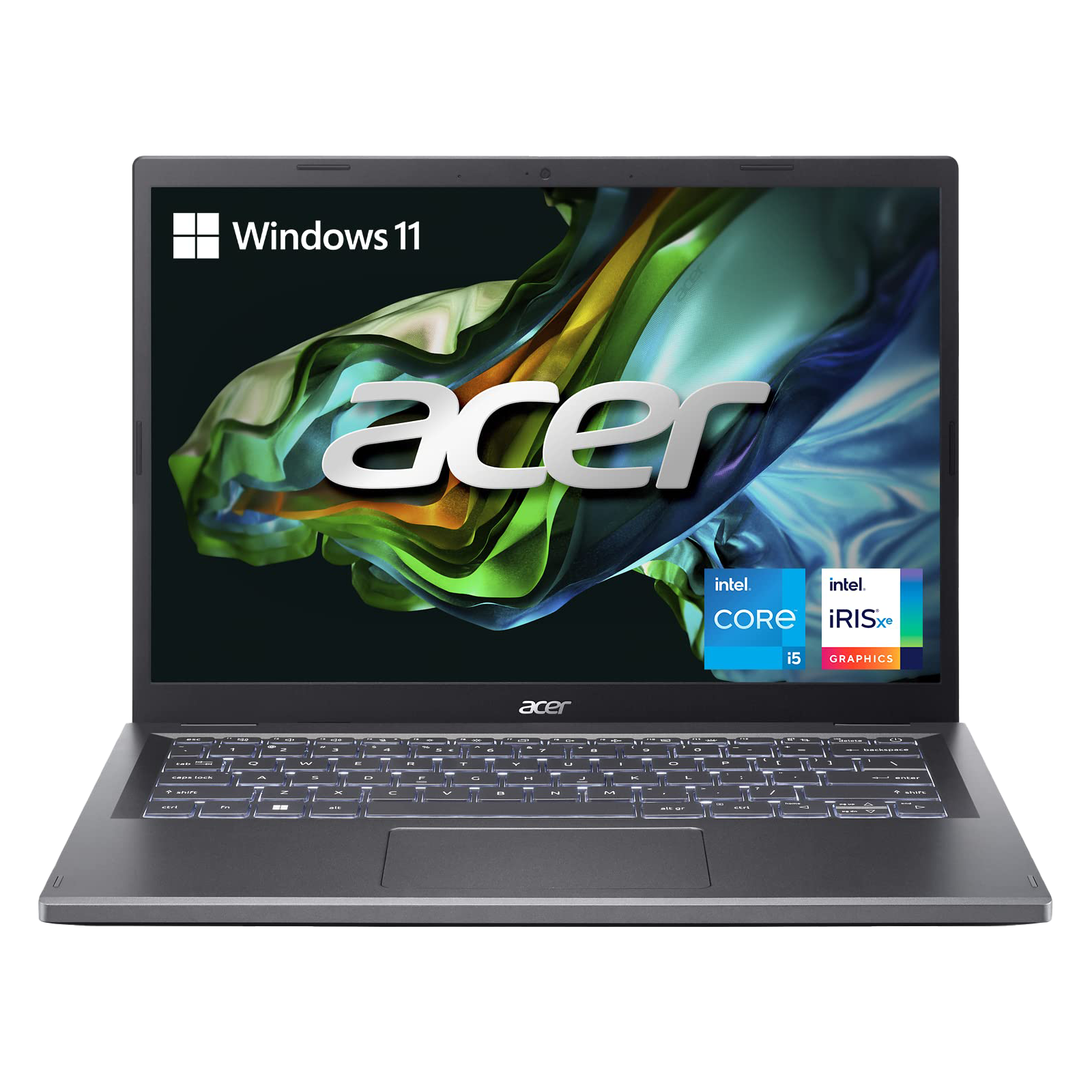 Front view of the Acer Aspire 5 (2023)