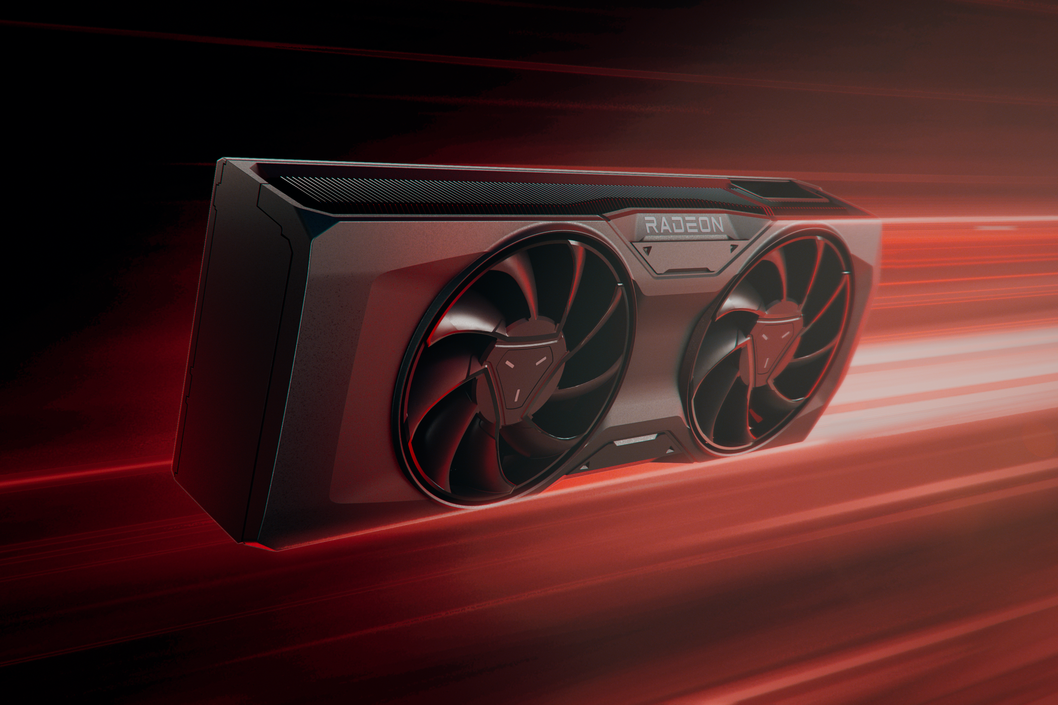 AMD Radeon RX 7800 XT render.