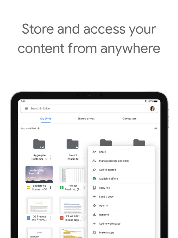 Google-Drive-App-iPad-Screenshot-1