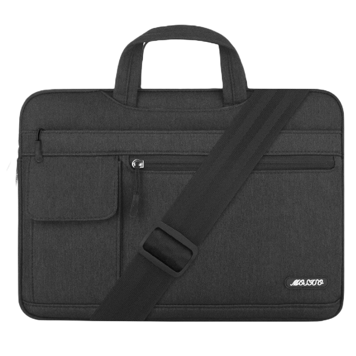 A png render of the Mosiso Laptop Shoulder Bag