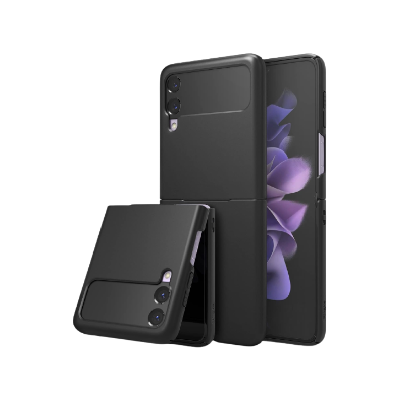 Ringke Slim Case for Galaxy Z Flip 3 on transparent background.