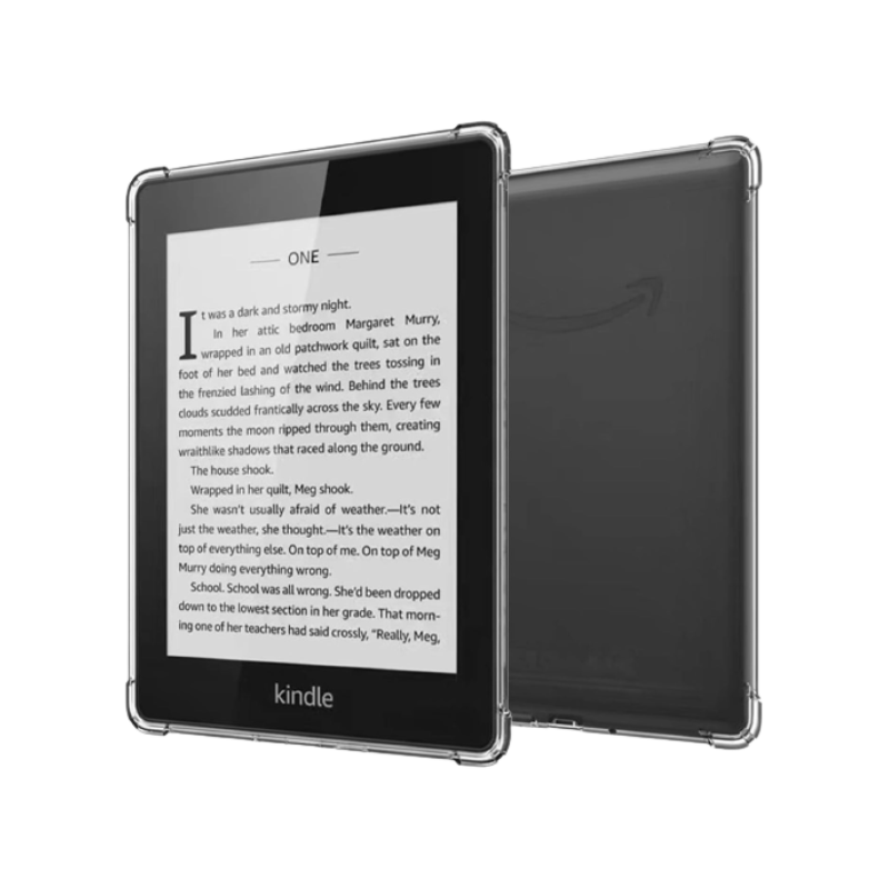 Sffine Clear Case for Kindle (10th Gen) on transparent background.