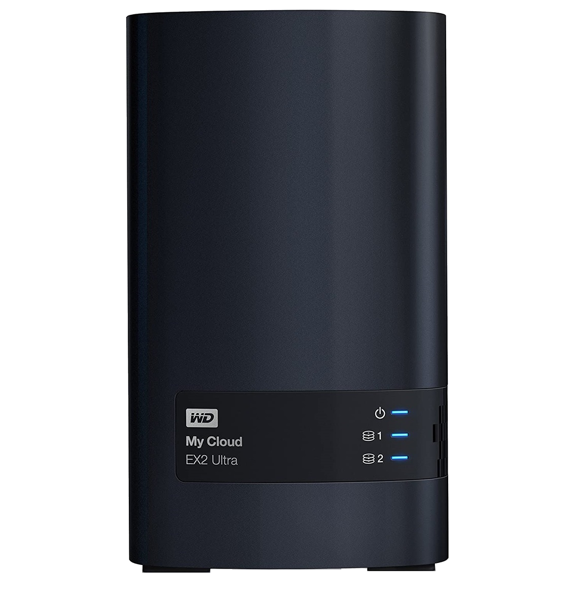 Image of the WD 4TB My Cloud EX2 Ultra Network Attached Storage in black
