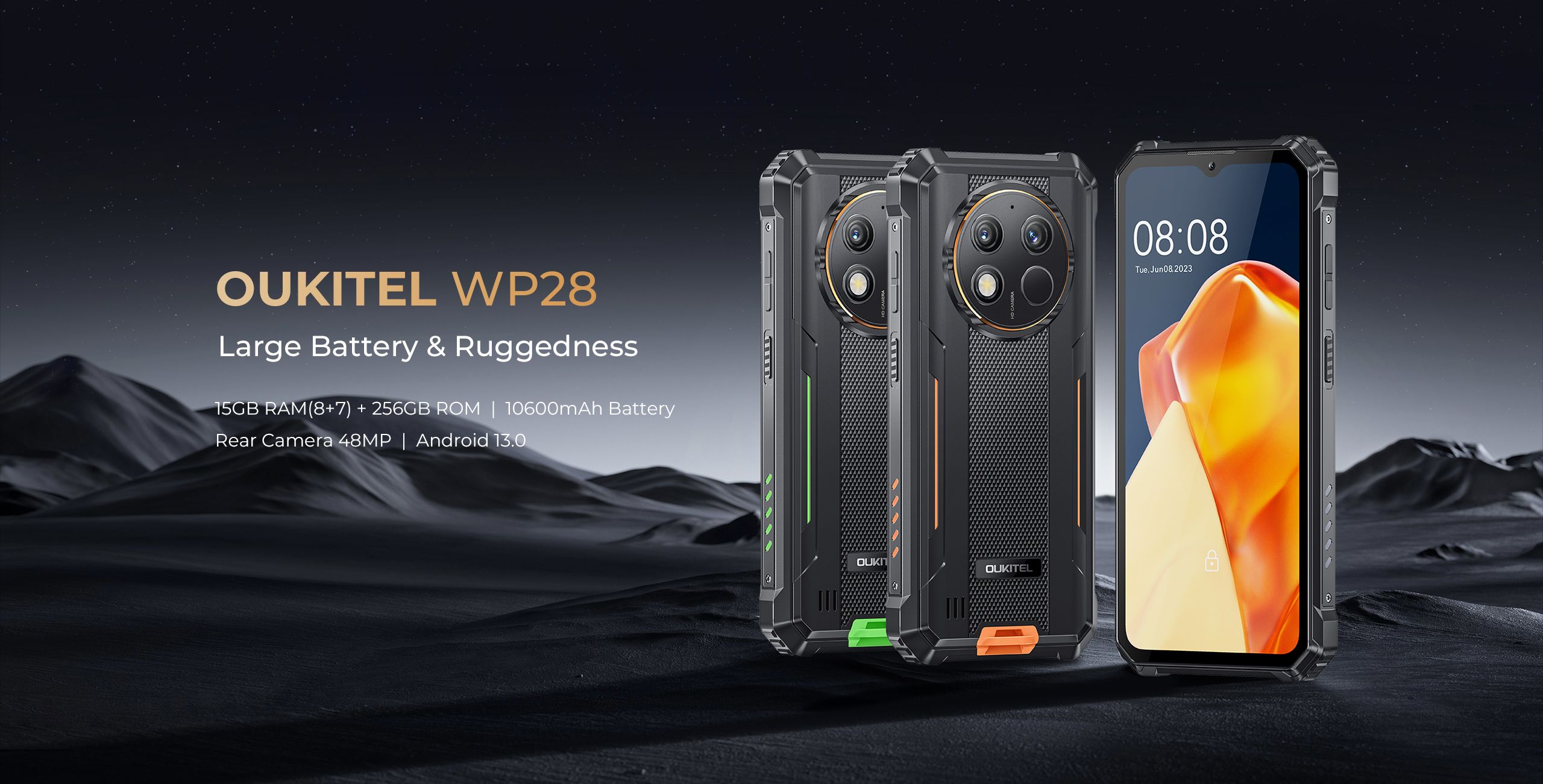 Oukitel's Back to School sale slashes prices for the RT6 and WP28