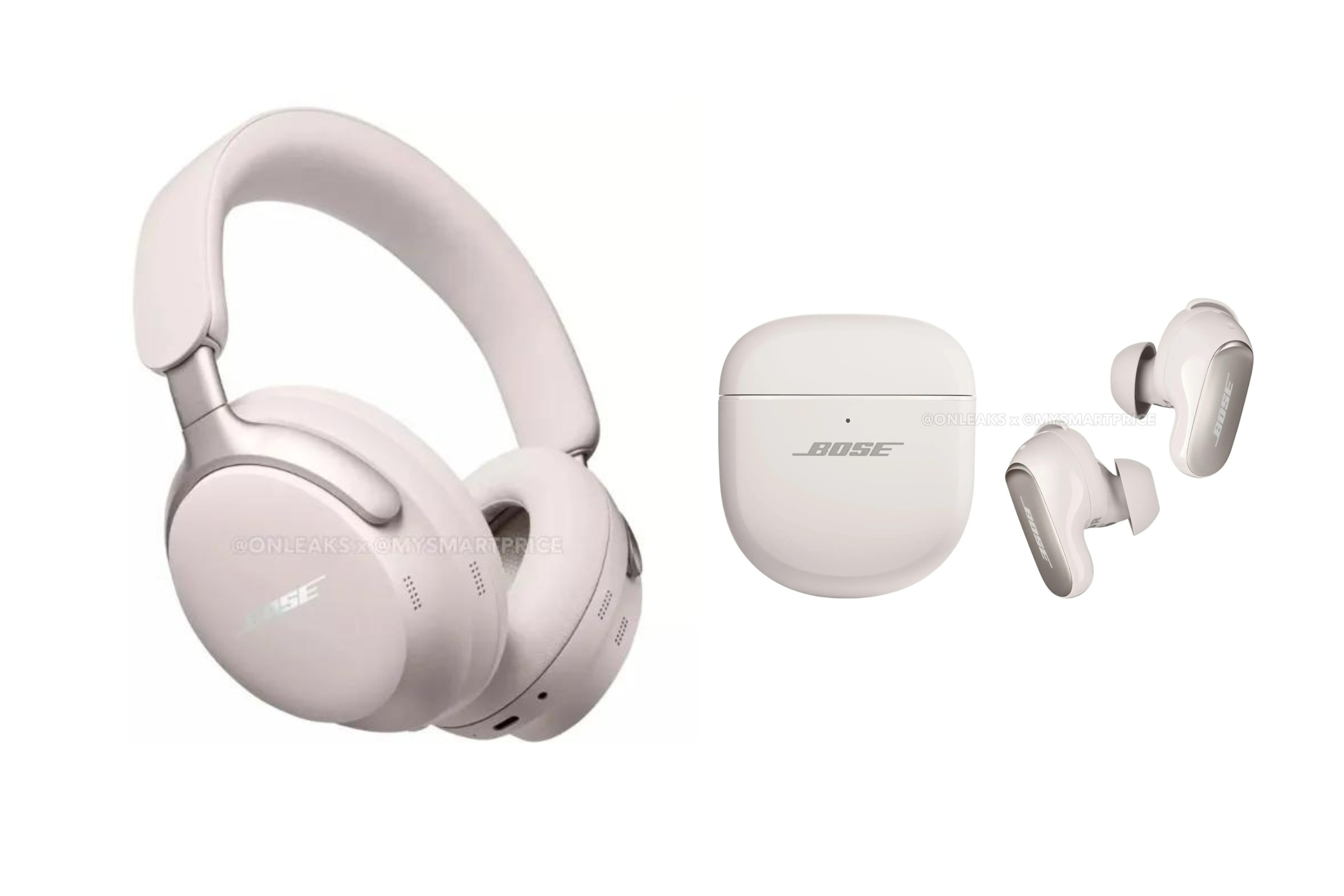 Bose QuietComfort Ultra and QuietComfort Ultra Earbuds in white