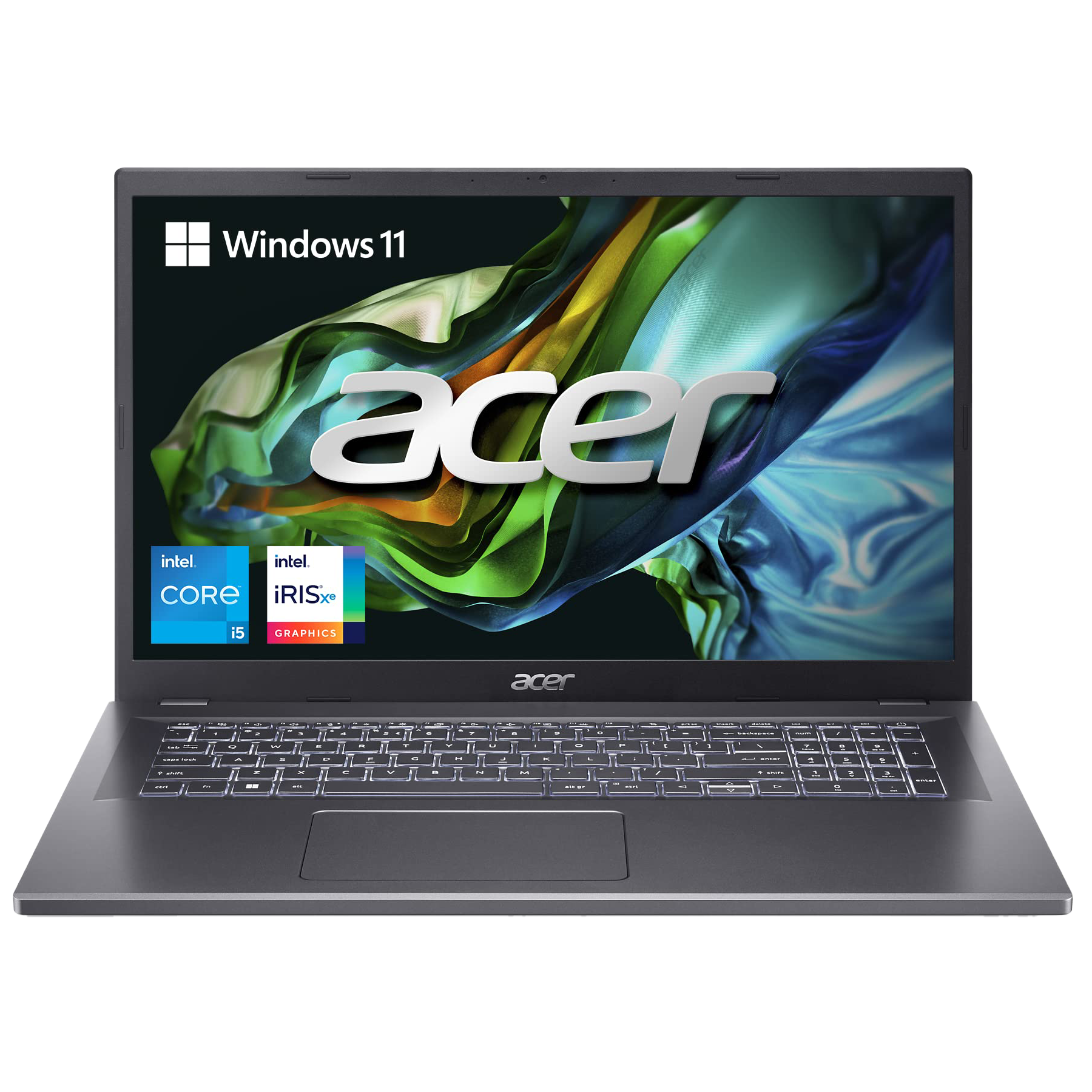 Front view of the Acer Aspire 5 17-inch