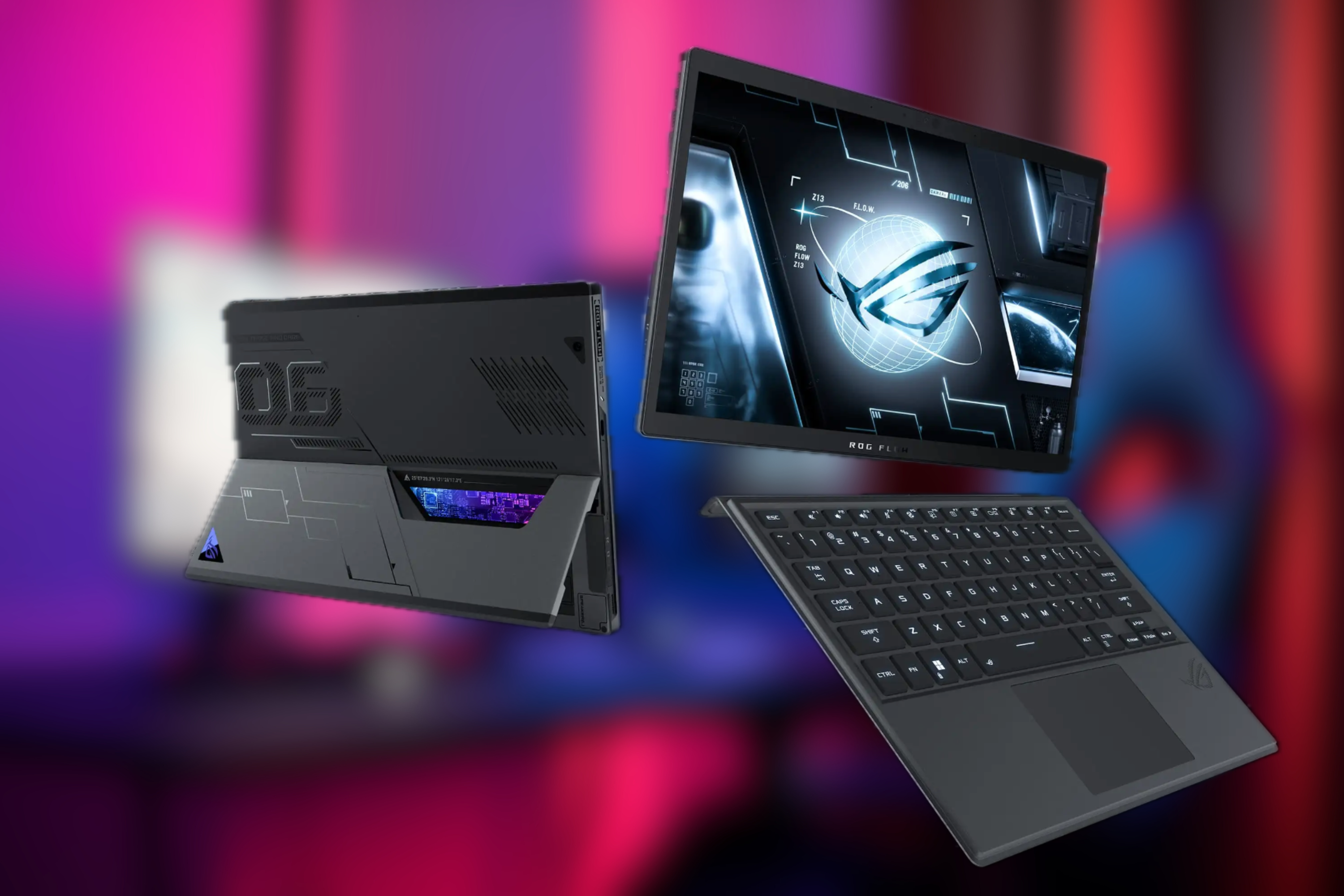 ROG Flow Z13 in front of blurred background
