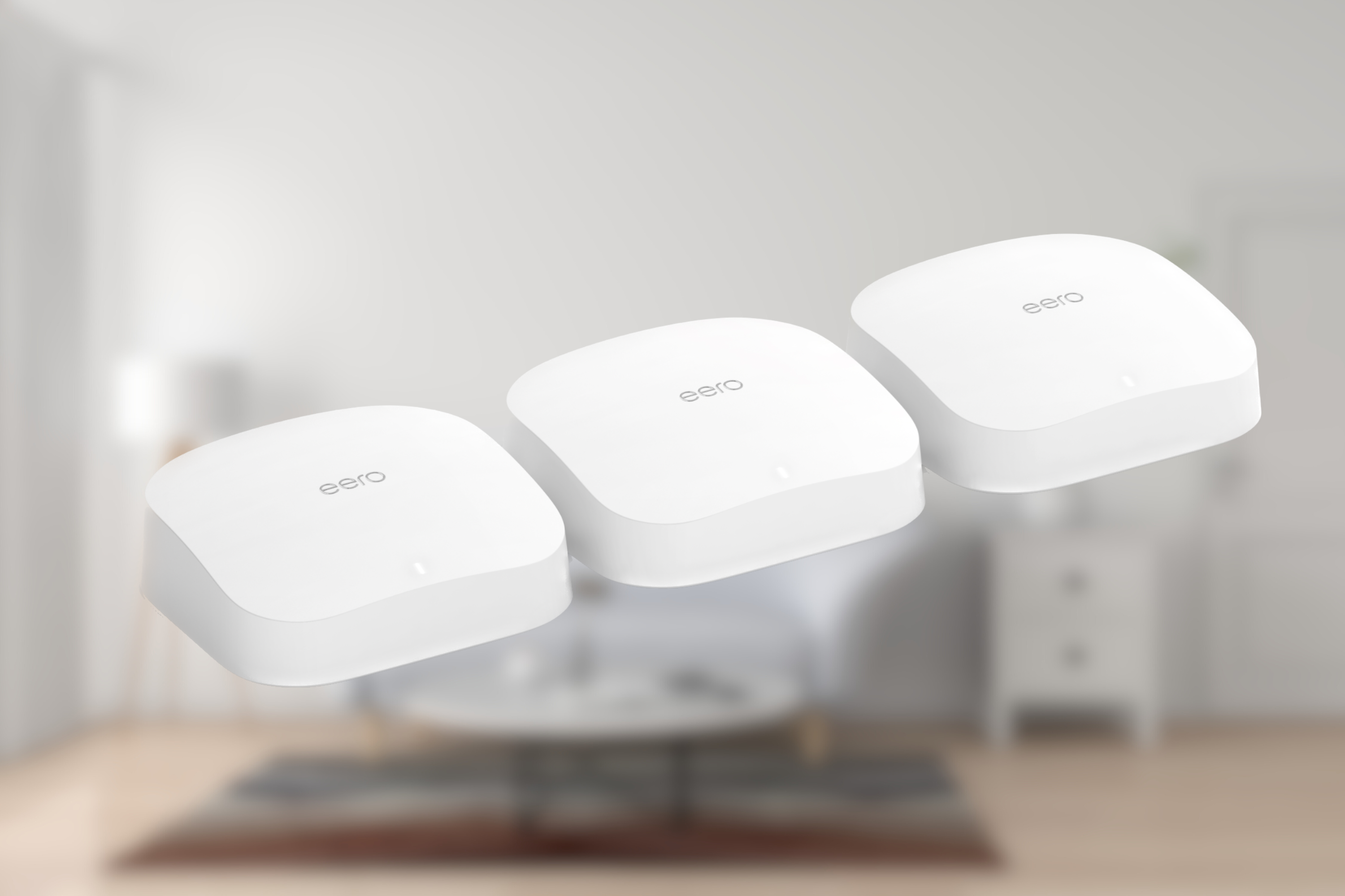   eero 6 dual-band mesh Wi-Fi 6 system with built-in  Zigbee smart home hub (3-pack, three eero 6 routers) : Electronics