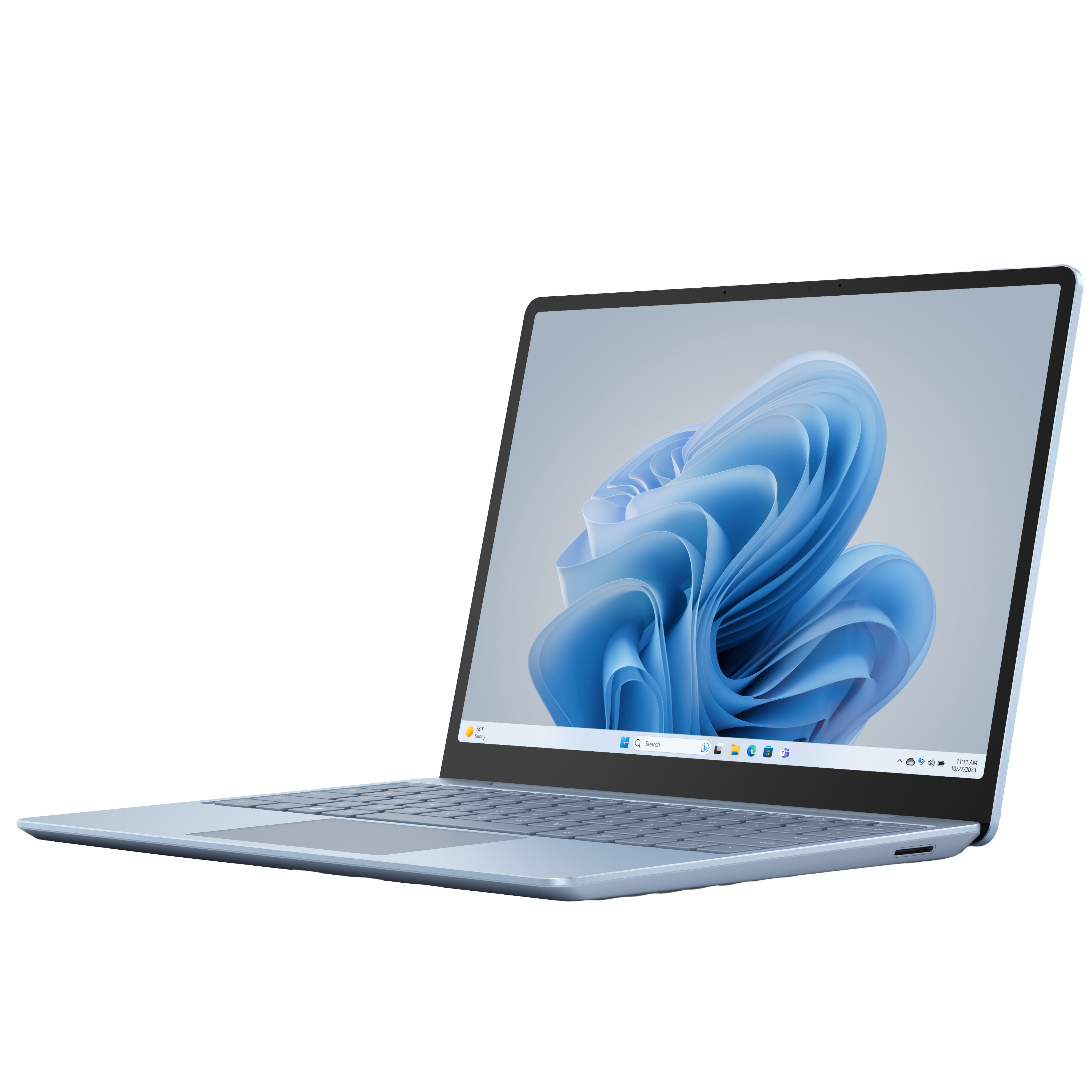 Surface Laptop Go 3, вид справа под углом