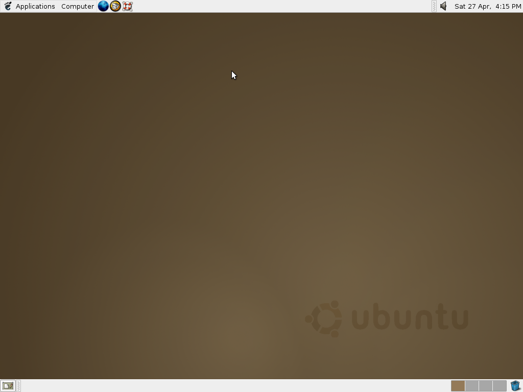 Escritorio Ubuntu 4.10