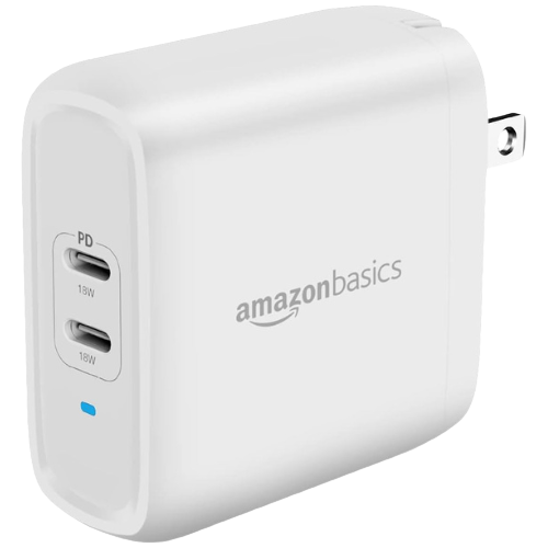 Cargador de pared USB C de 36 W de Amazon Basics