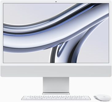What colors does the 24-inch iMac (M3, 2023) come in?