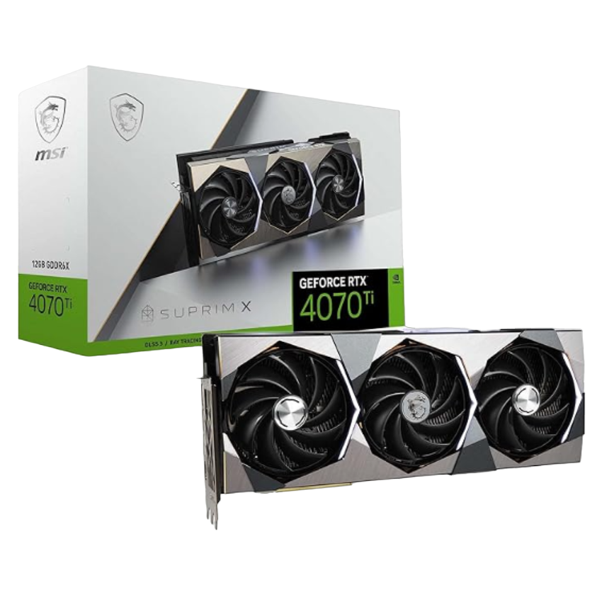Uma renderização da MSI Gaming GeForce RTX 4070 Ti