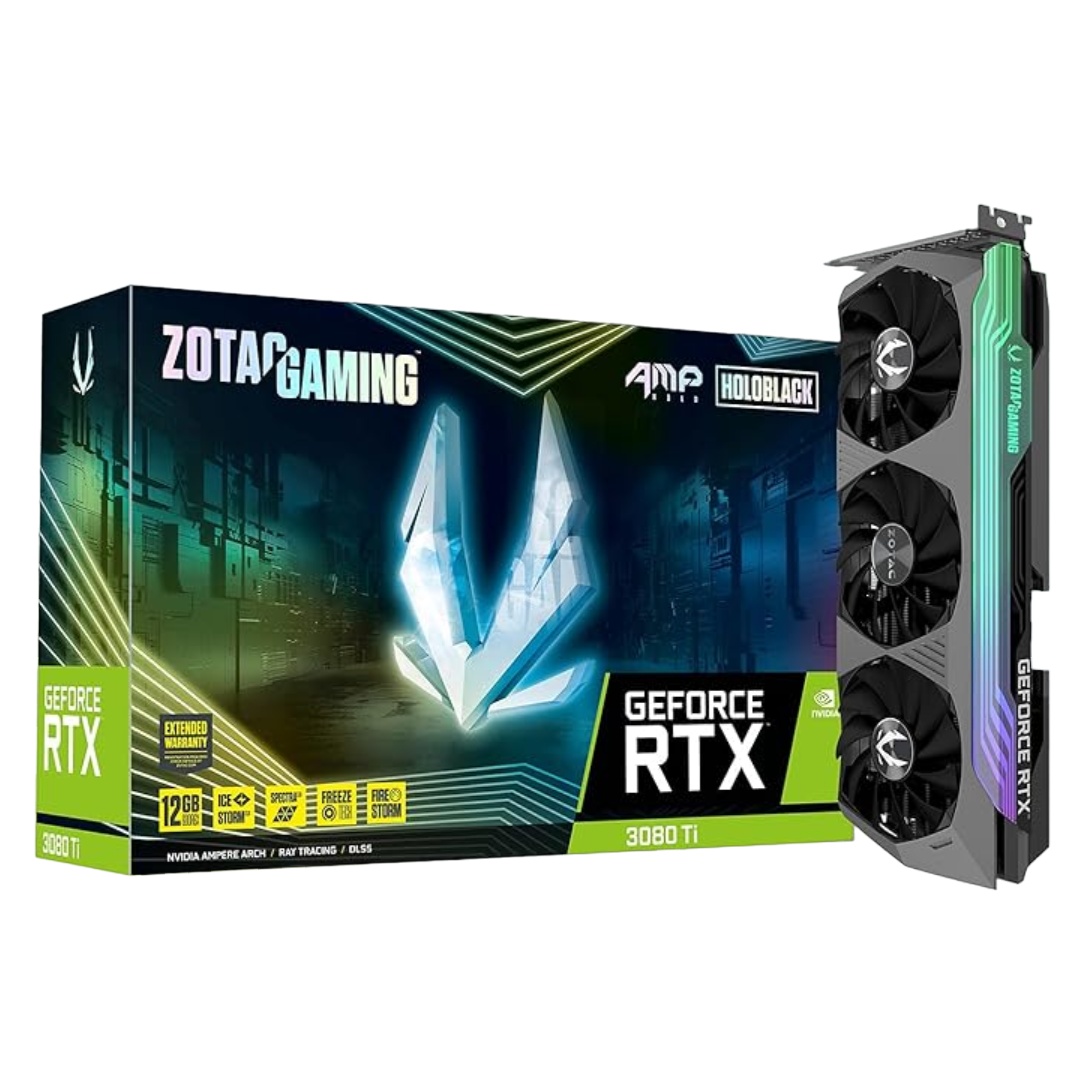 Uma renderização da GeForce RTX 3080 Ti AMP Holo