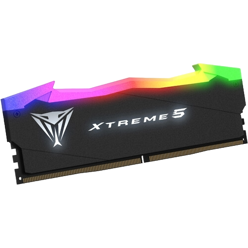 A render of the Patriot Viper Xtreme 5 DDR5 on a transparent background.