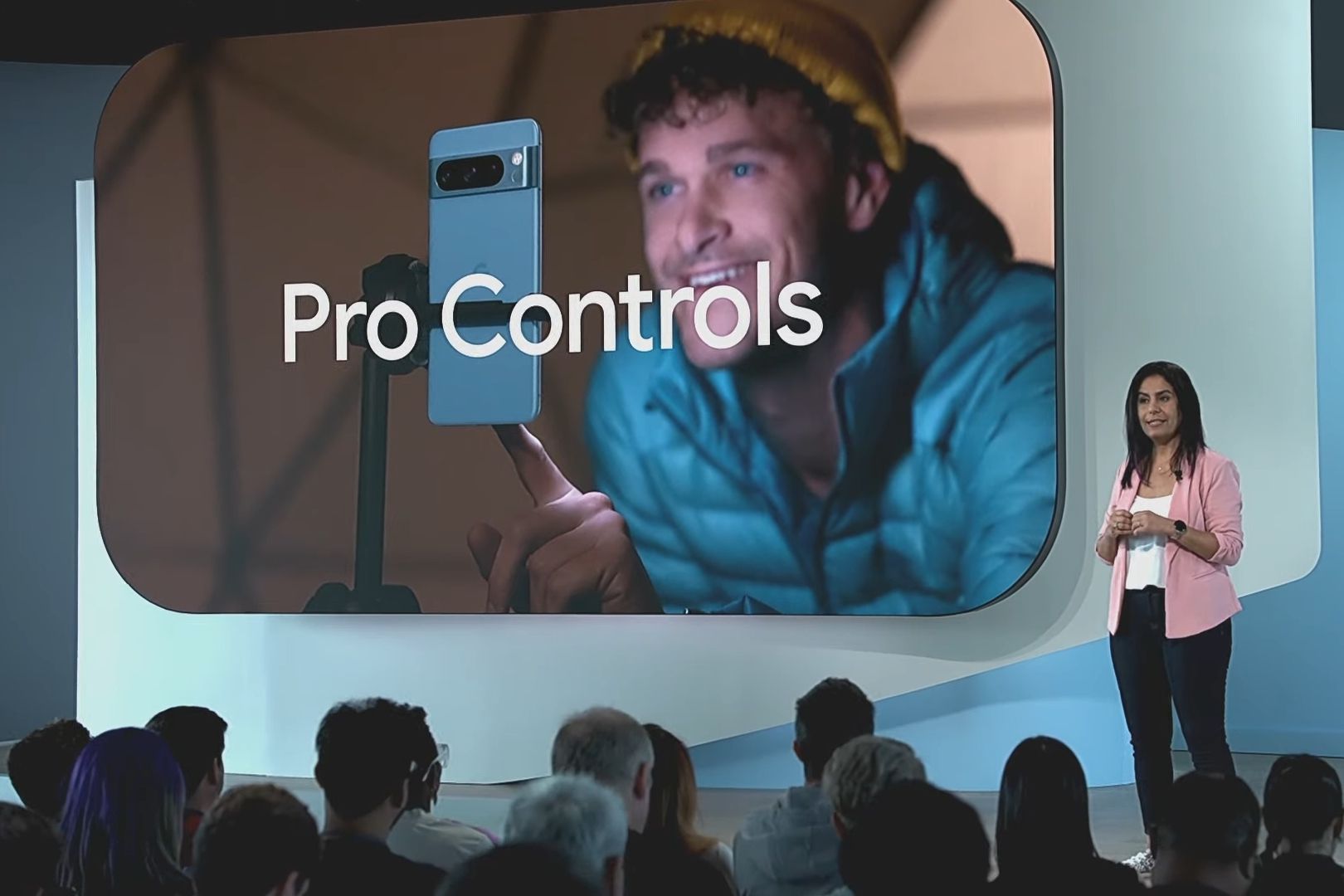 Controles Pro en Pixel 8 Pro