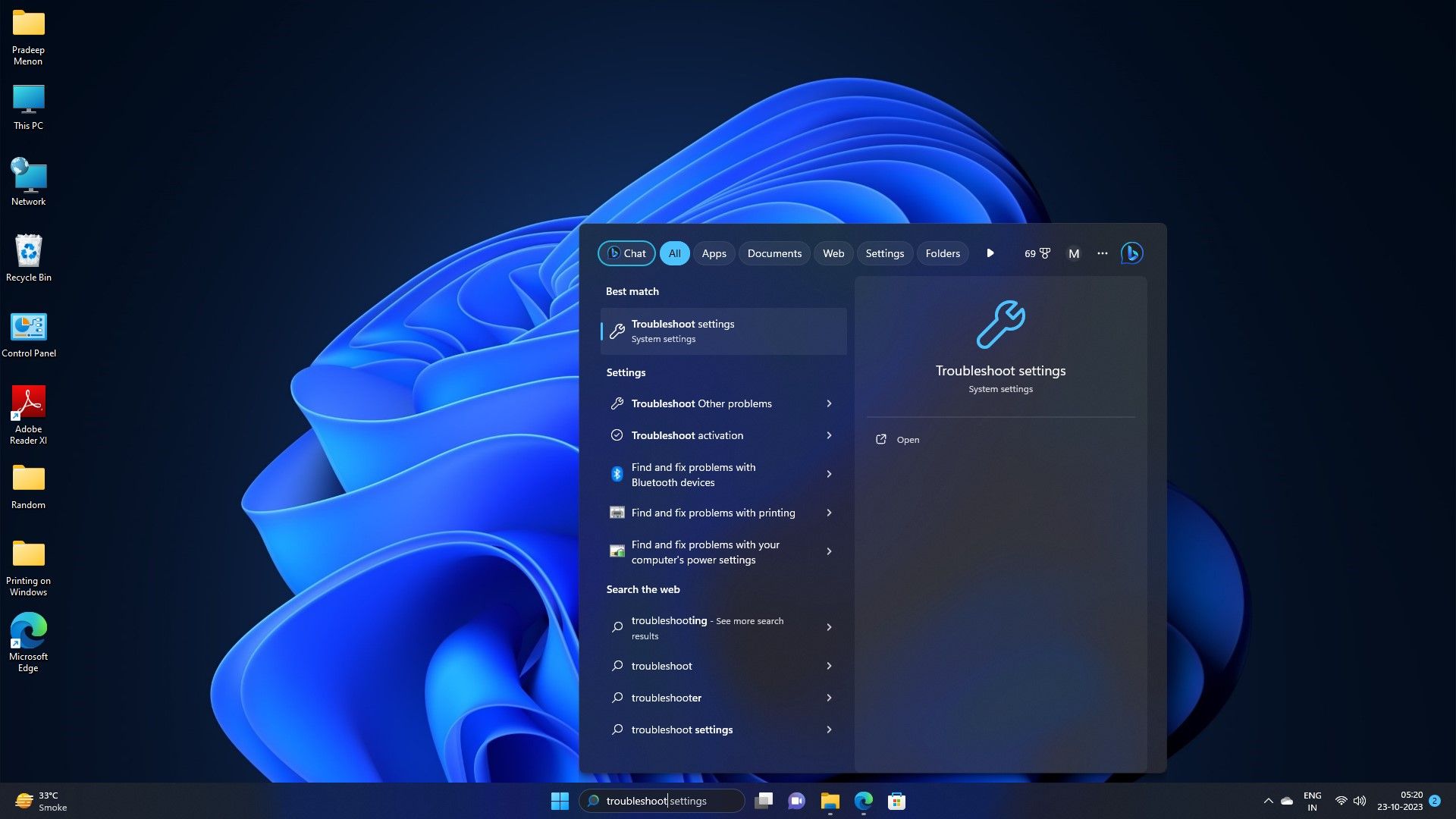 Troubleshooting guide for printing on windows