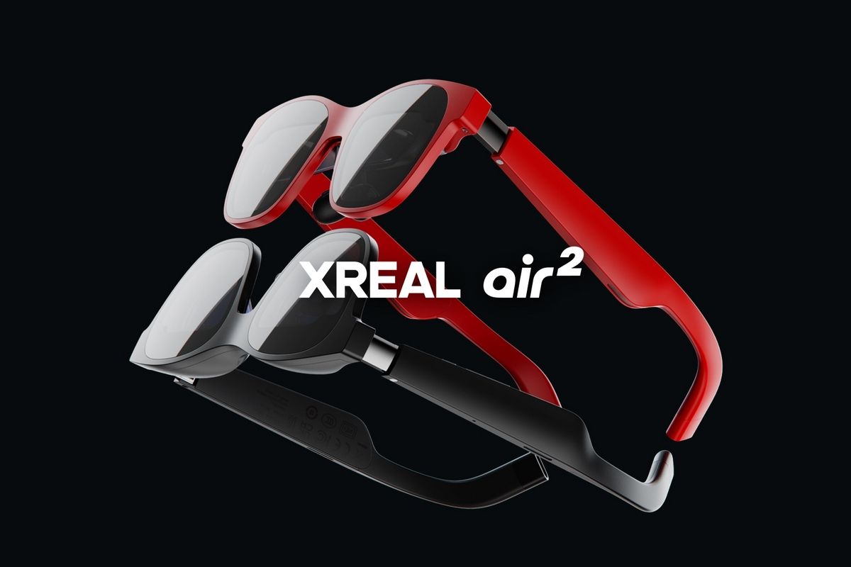 Xreal Air 2 in red and black