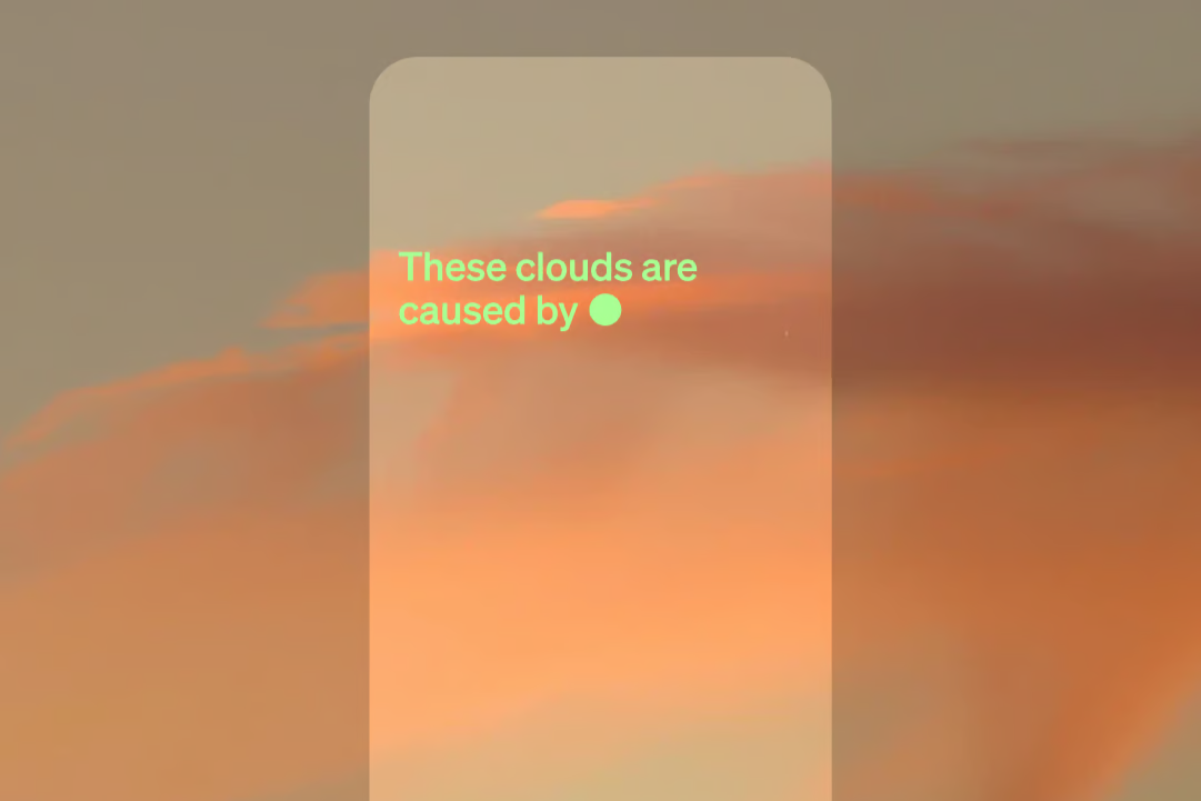A screenshot from the OpenAI website of the outline of a phone with the text, 