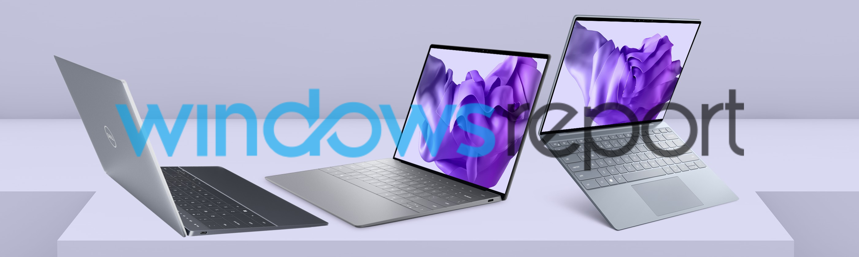 An image of the Dell XPS 13, XPS 14, and XPS 16 on a light grey background