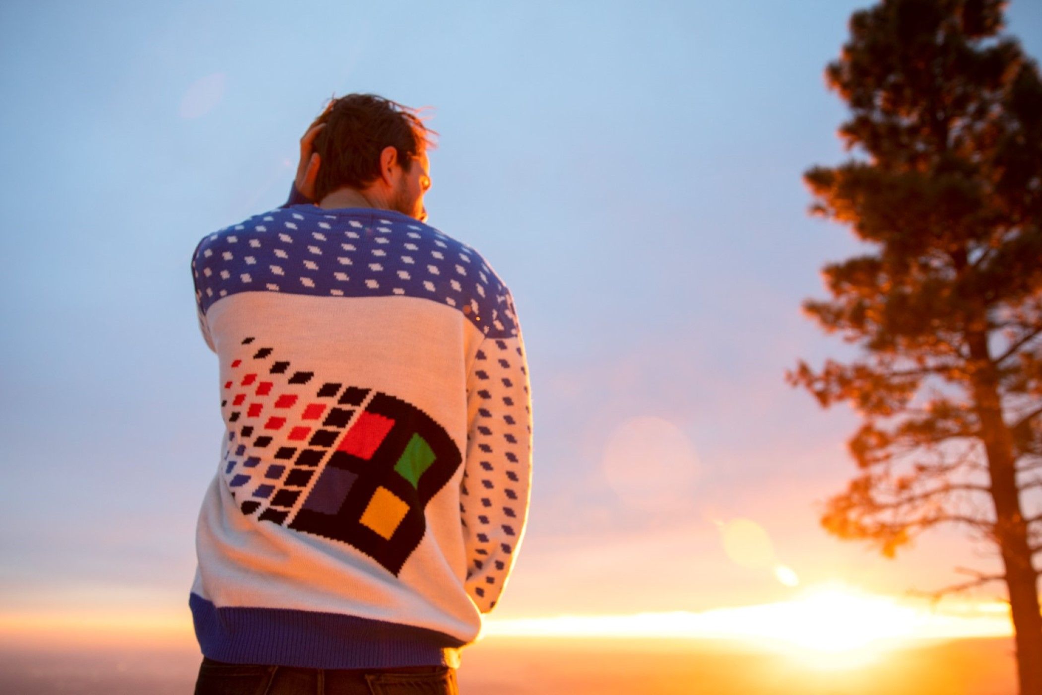 Microsoft hot sale ugly sweater