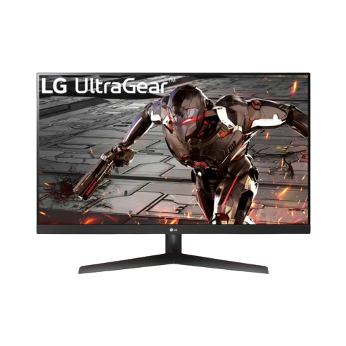 Una representación que muestra el monitor para juegos LG Ultragear QHD.