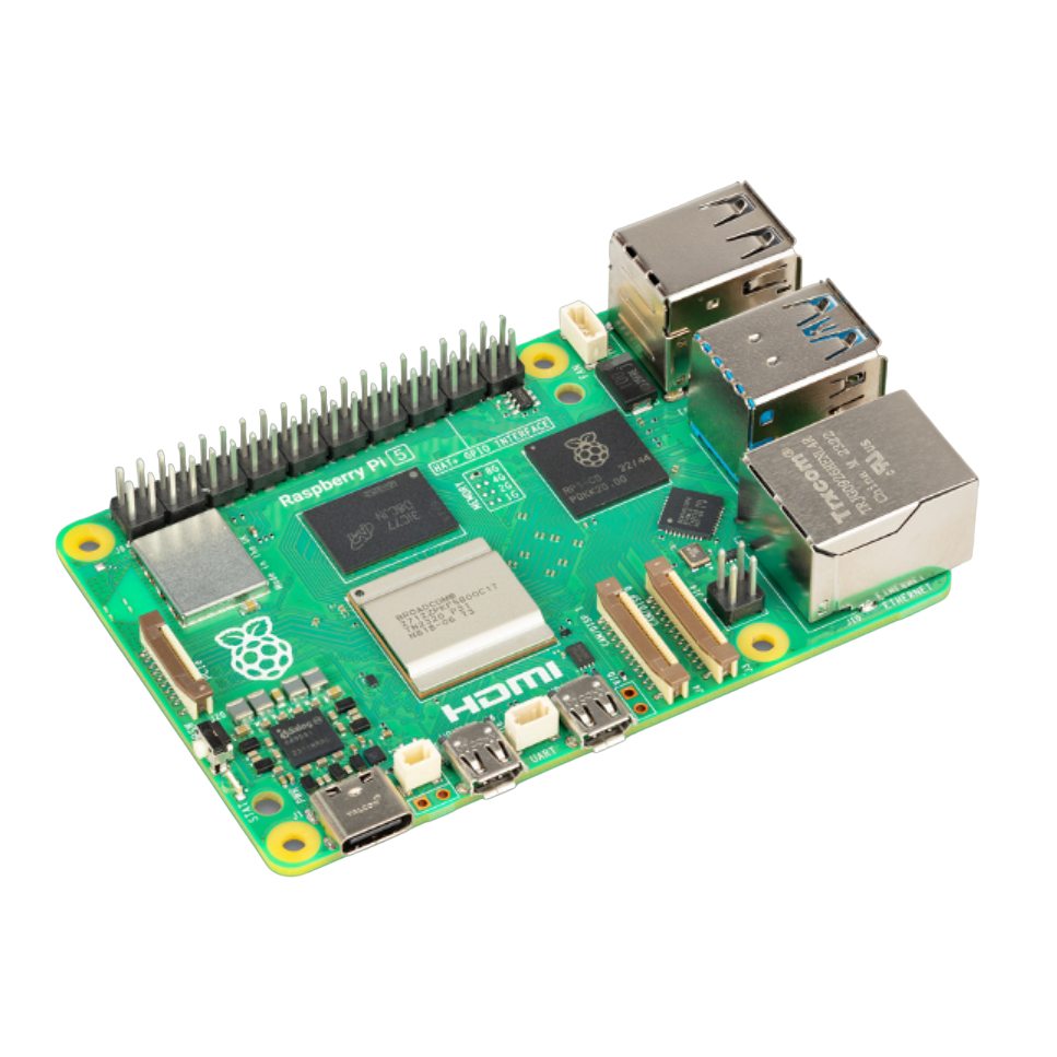A render of the Raspberry Pi 5
