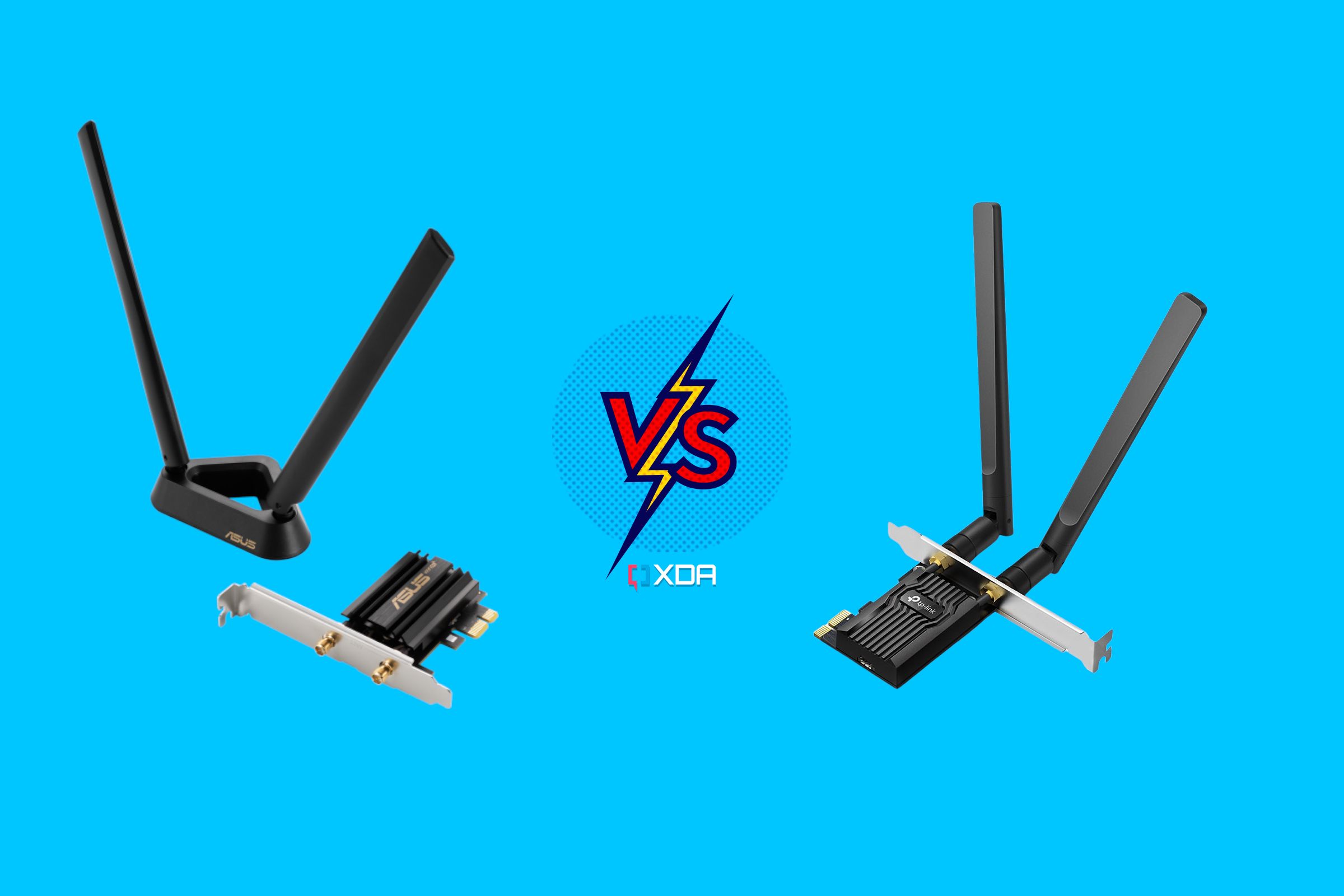 Asus PCE-AXE59BT Wi-fi 6E PCIe adapter vs. TP-Link Archer TX20E Wi-Fi 6 adapter