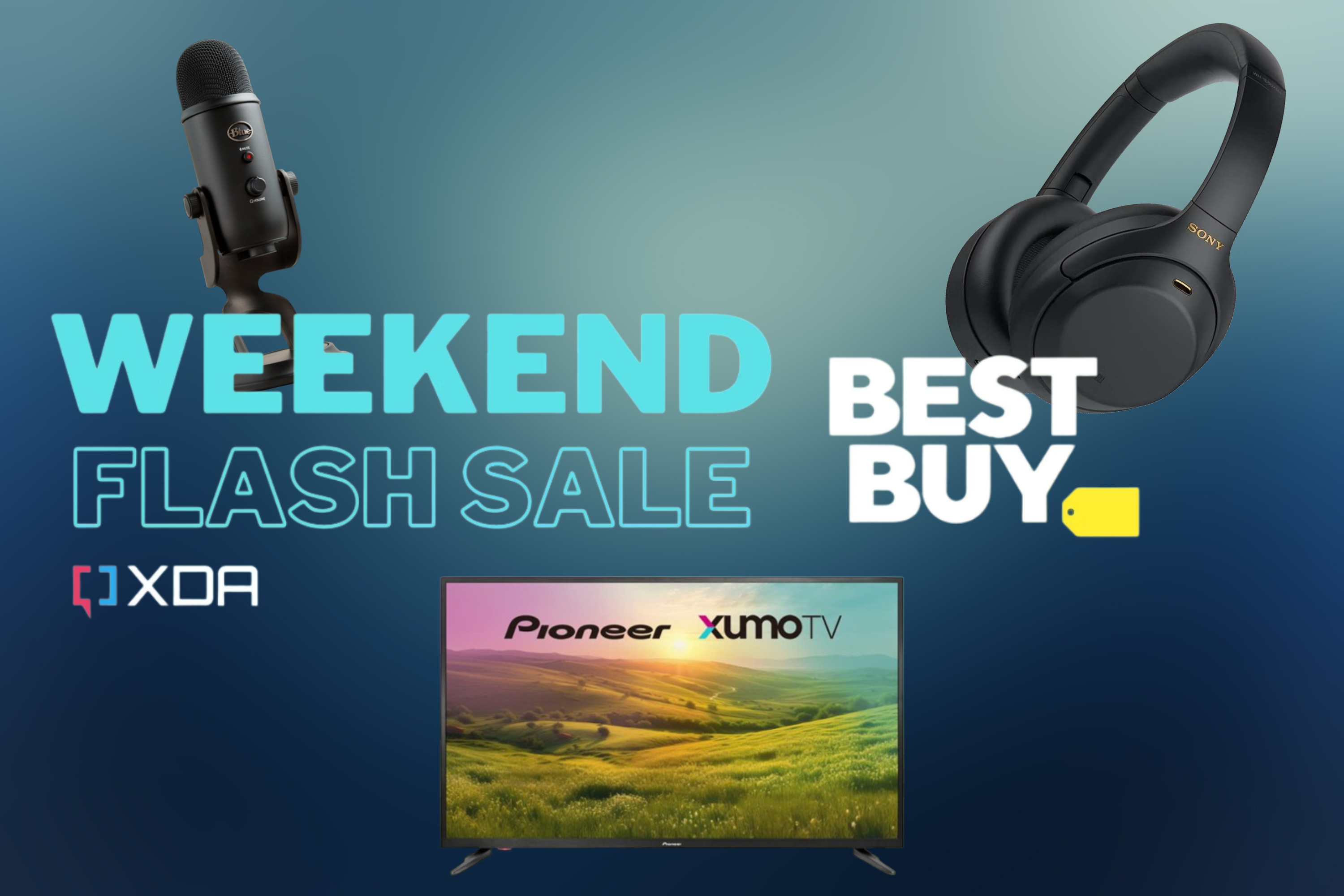 Best Buy Flash Sale banner with products 