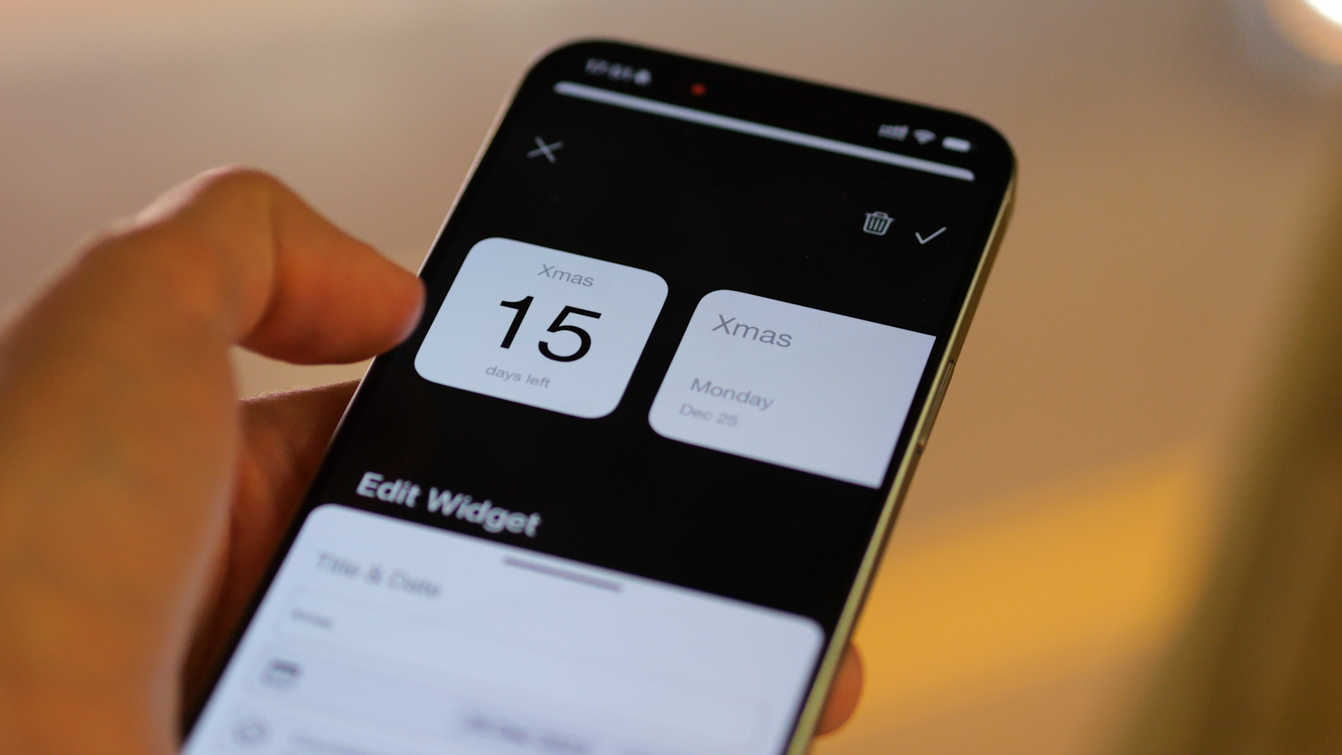 How to create a countdown Home Screen widget on iOS and iPadOS