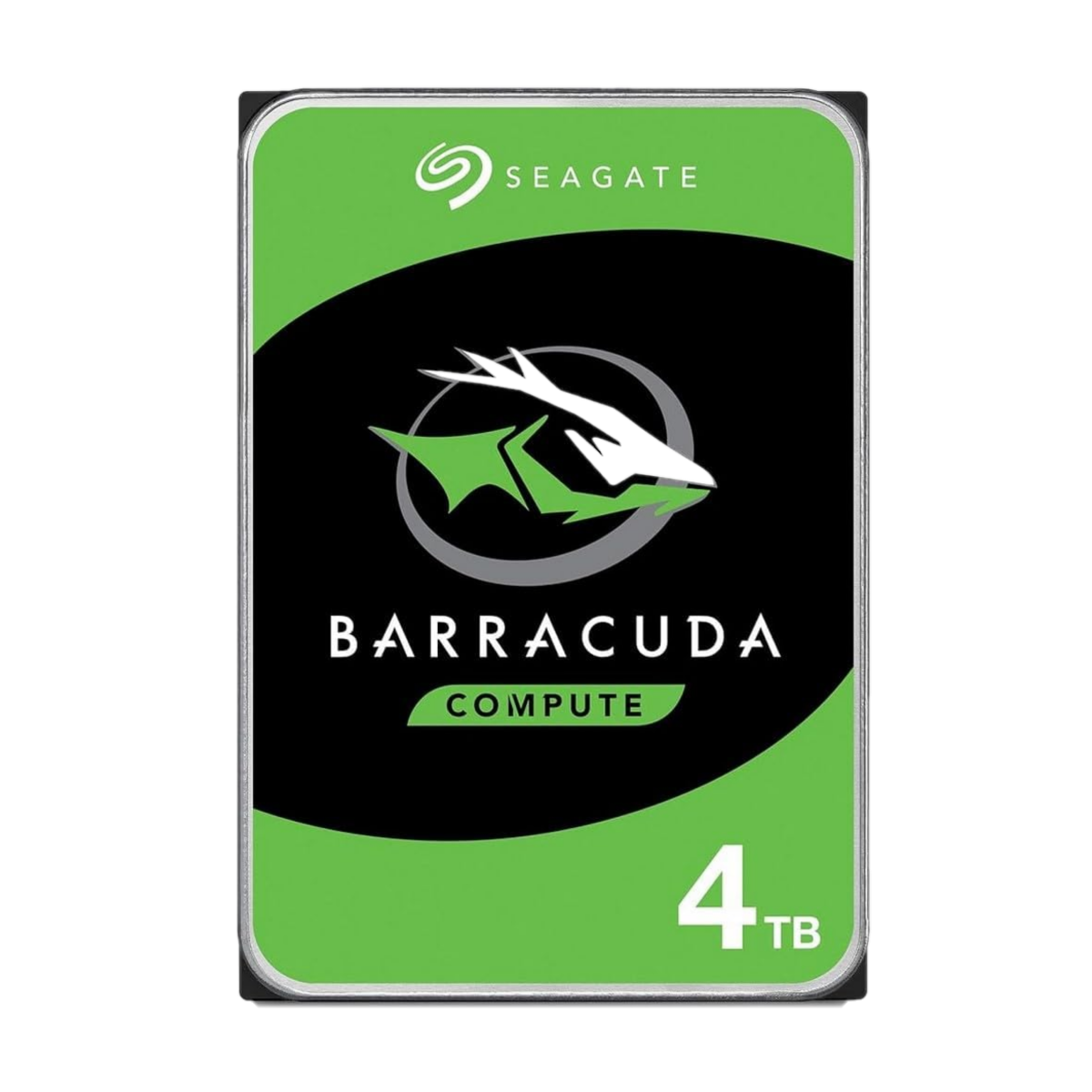 Seagate BarraCuda hard drive white render