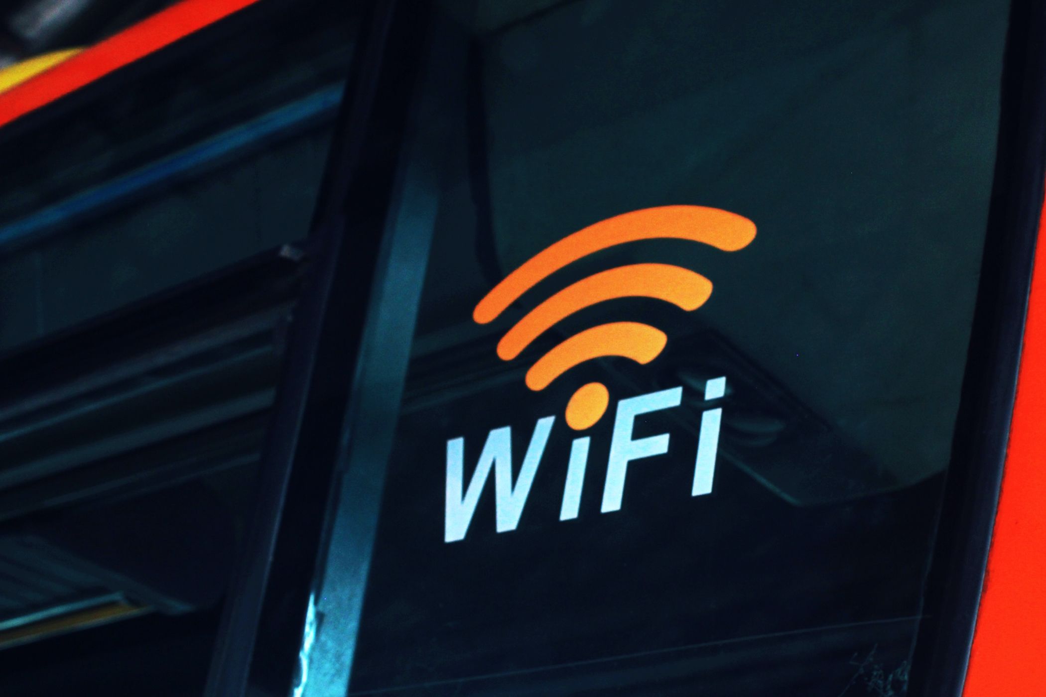 A photo of the Wi-Fi logo