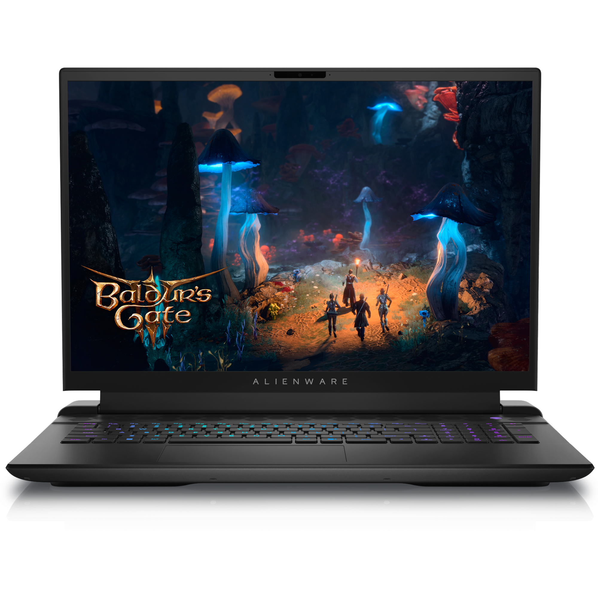 Vista frontal del Alienware m18 R2