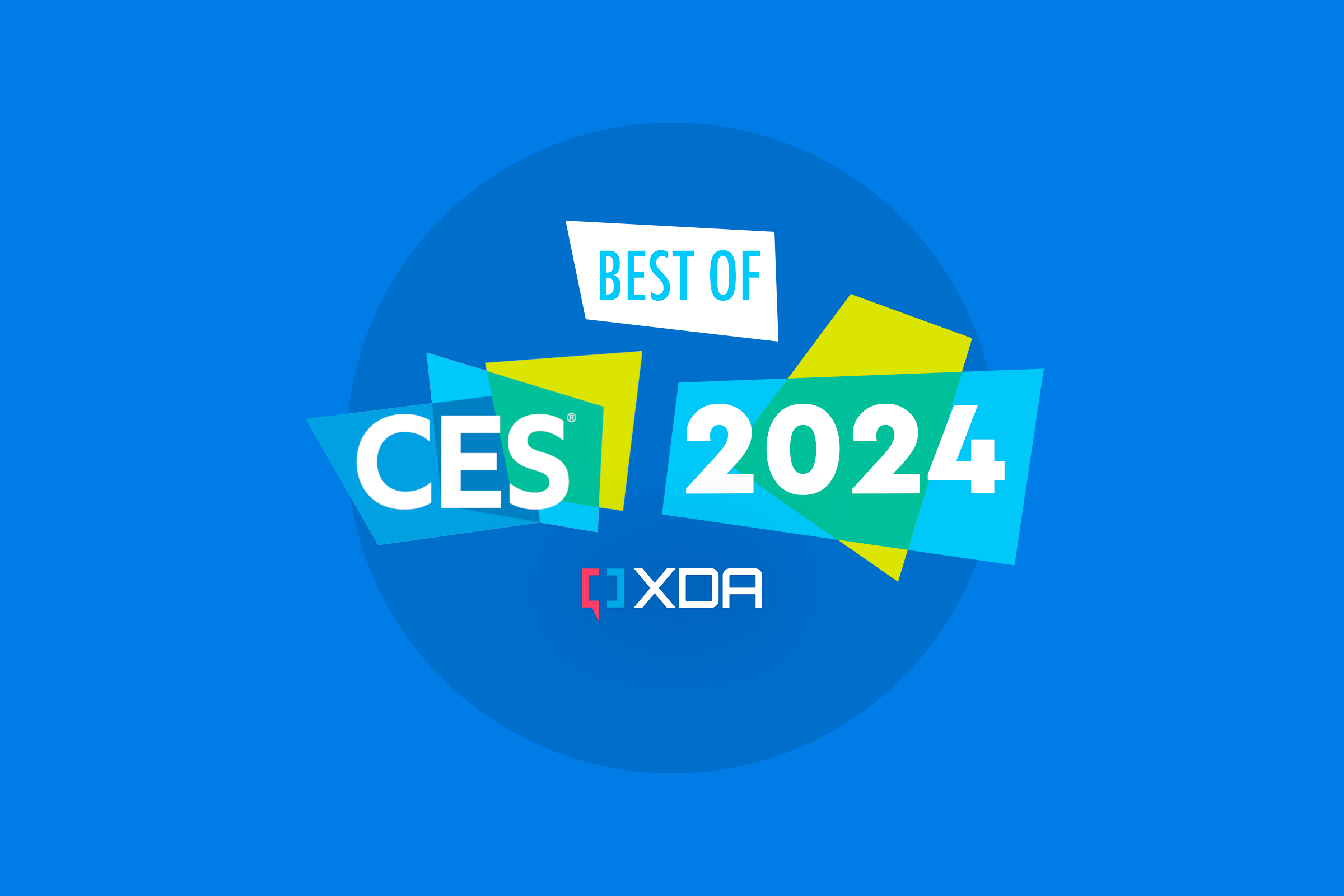 A colorful image with text reading Best of CES 2024