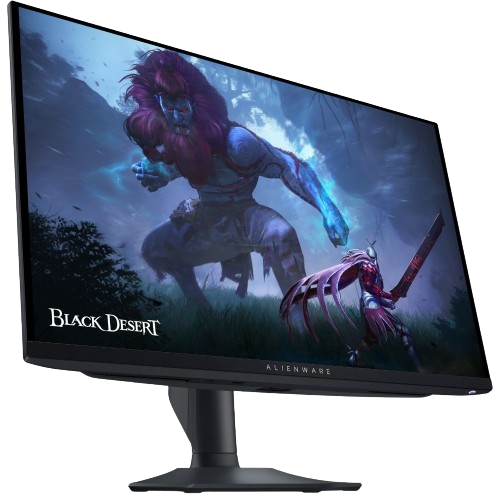 Una representación que muestra el monitor para juegos Dell Alienware AW2725DF.