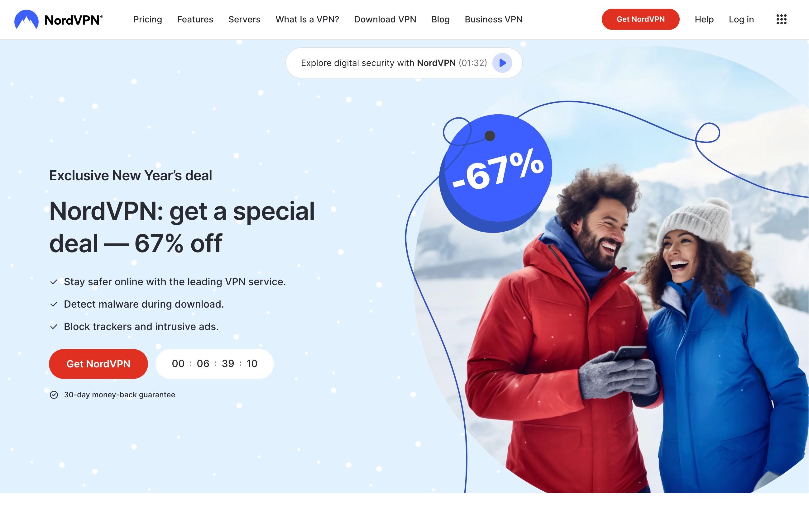 NordVPN site with discount