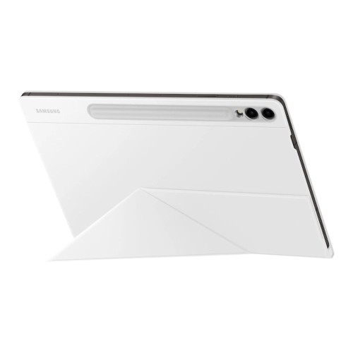 Una representación que muestra la Samsung Smart Book Cover para Galaxy Tab S9+ en color blanco.