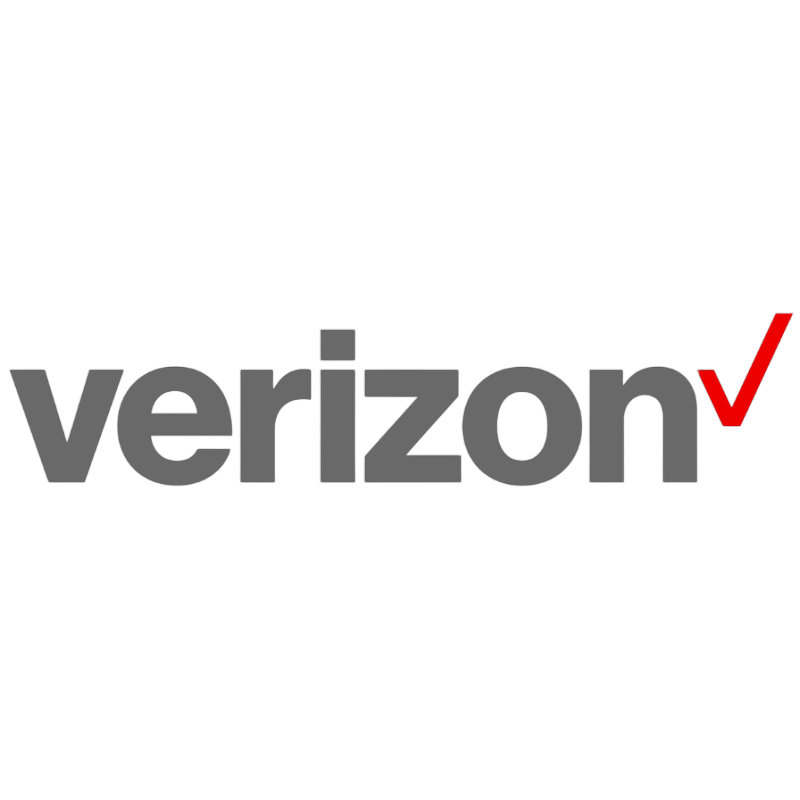 Verizon logo on transparent background