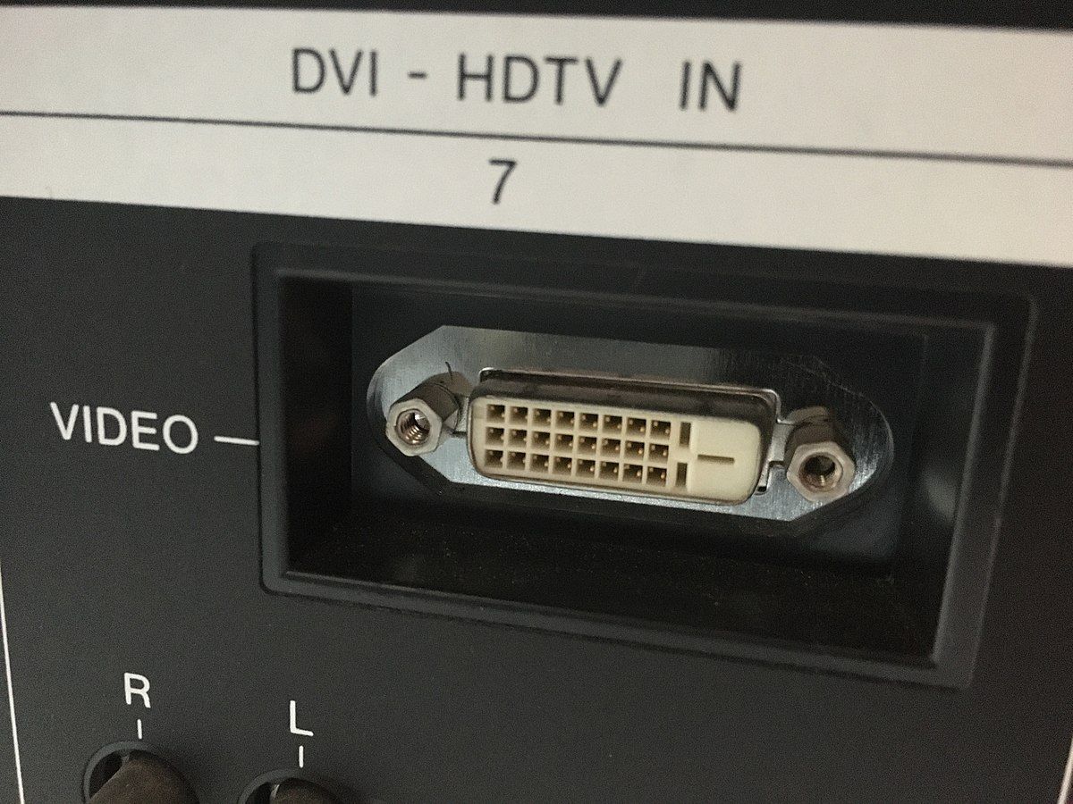 A DVI connector