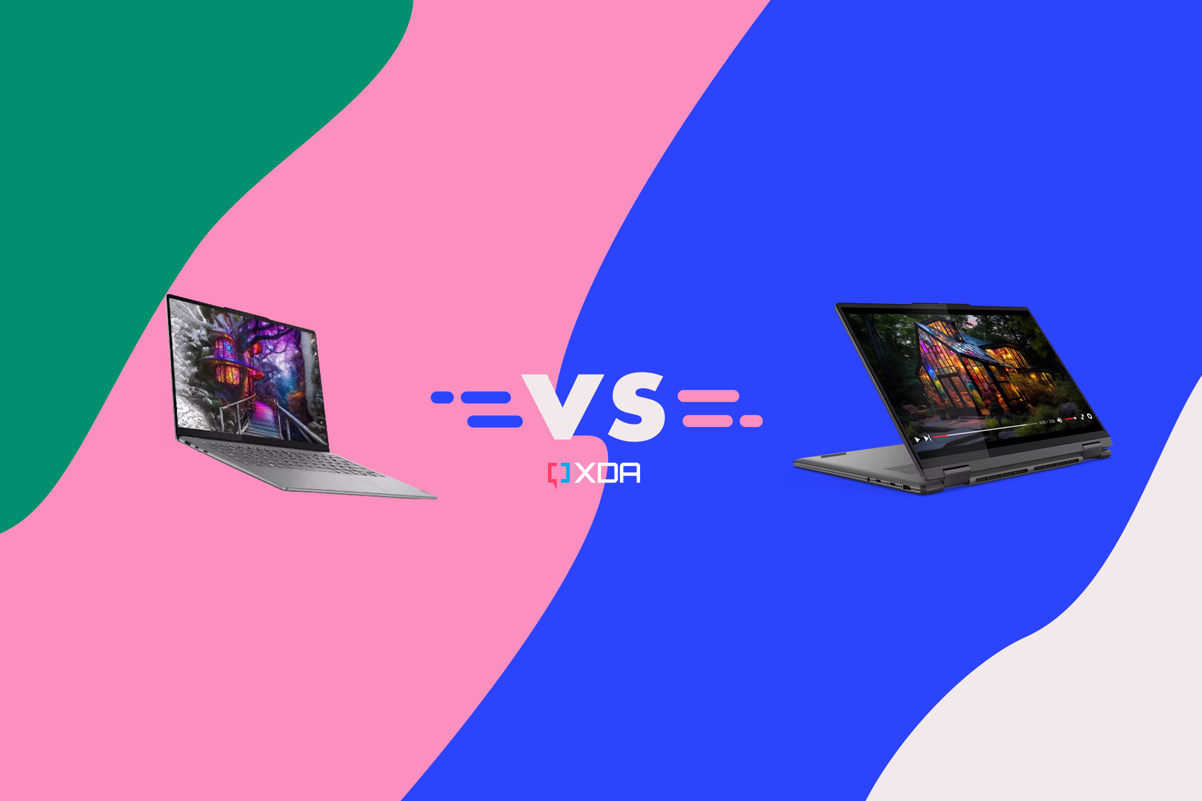 Lenovo Yoga Slim 7i (2024) vs Yoga 7i 2in1 (2024) Which laptop is