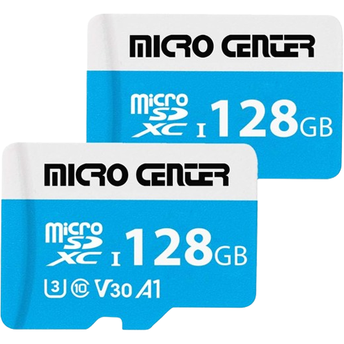 Micro Center 128GB microSDXC Card 2-Pack