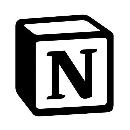 An image showing the logo of Notion.