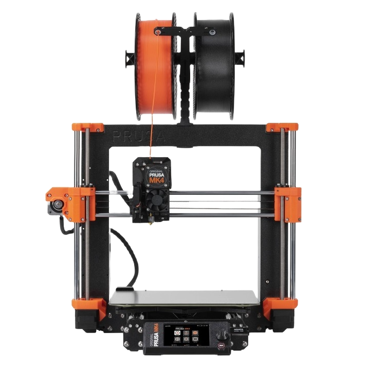 A render of the Original Prusa MK4 3D Printer 1. 