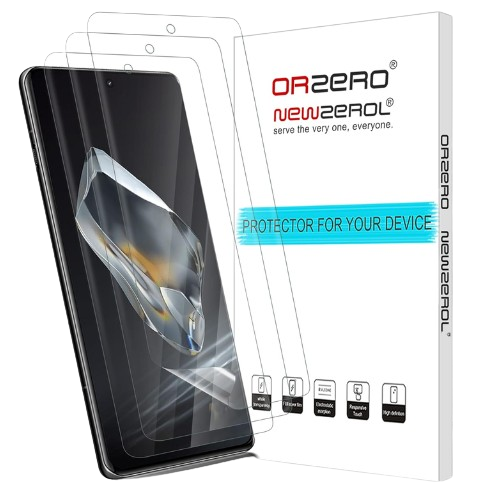 Imagen del protector de pantalla Orzero para OnePlus 12R