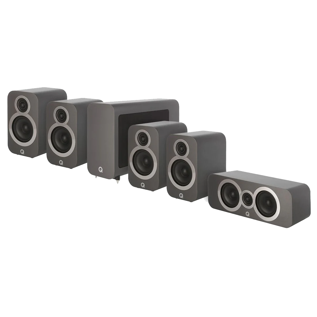 Paquete de altavoces para cine en casa Q Acoustics 3000i 5.1 (3010i)