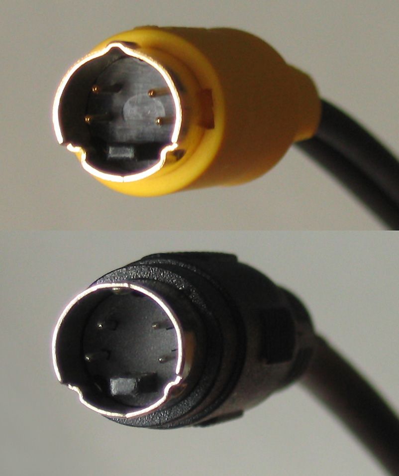 Two S-Video connectors