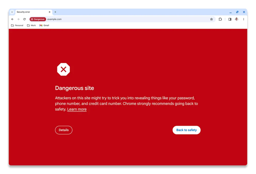Безопасный просмотр в Chrome