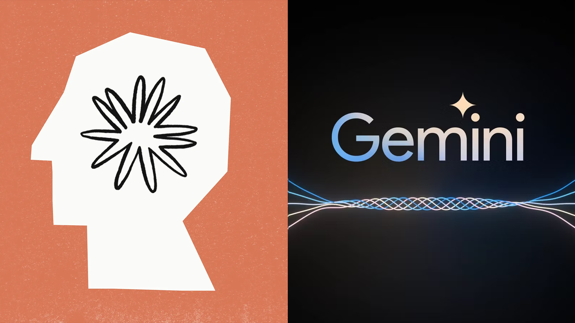 Claude 3 logo beside the Google Gemini logo