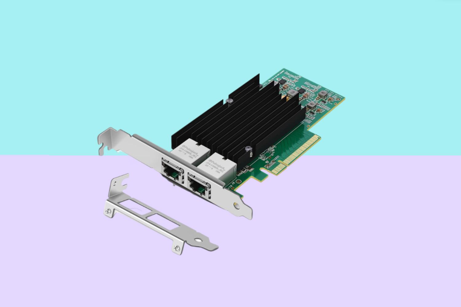 A render of the NICGIGA Ethernet card