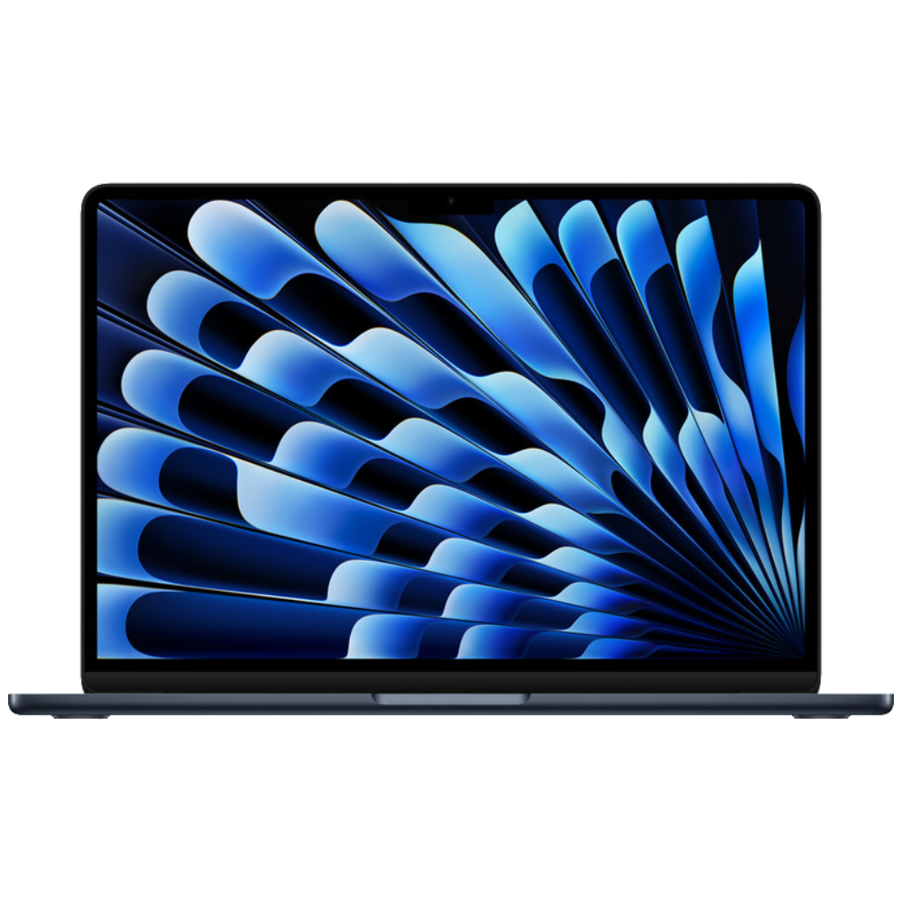 M3 MacBook Air on a transparent background